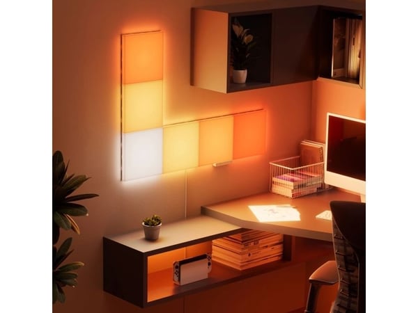 Nanoleaf Blocks Smarter Kit - Lyspanel - LED - 3 W - RGBW-lys - 1200-6500 K - kvadrat (en pakke 6)