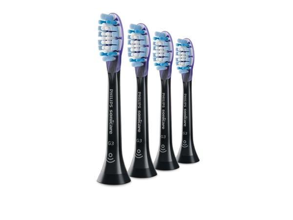Philips Premium Gum Care HX9054/88 Harjaspääpakkaus, 4 kpl, 4 kpl, musta, 3 kuukautta, Pehmeä, 62000 liikettä minuutissa, Philips