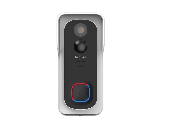 Beafon Visitor 2V Set, Sort, Hvit, Trådløs, 95 dB, IP54, 3 MP, 2304 x 1296 piksler