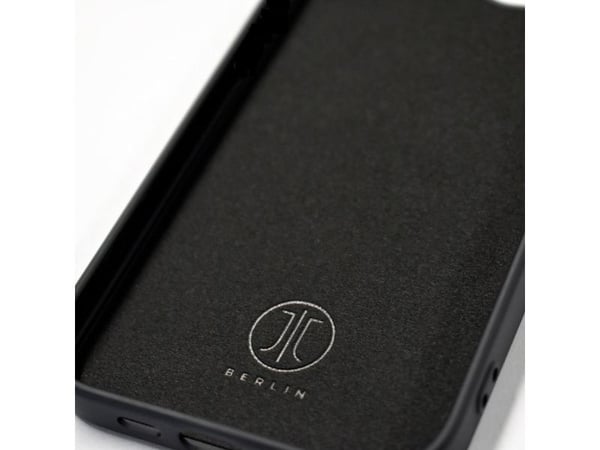 JT BERLIN Pankow Soft, Suojus, Apple, iPhone 16E, 15,4 cm (6.06"), musta