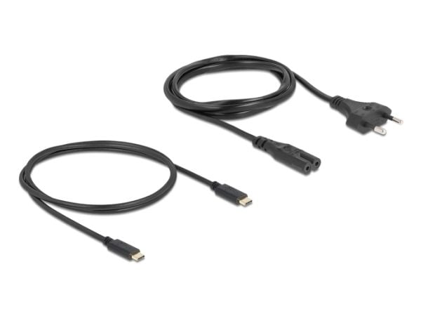Delock - Strømadapter - GaN, 3 x USB-C PD 3.1 and 1 x USB-A with 145W power adapter EU/US/UK - AC 100-240 V - 145 watt - utgangskontakter: 4 - svart