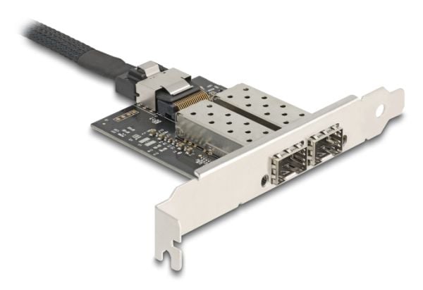 Delock - Nettverksadapter - PCIe Mini Card lav profil - Gigabit SFP x 2