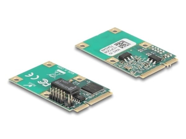 Delock - Nettverksadapter - PCIe Mini Card lav profil - Gigabit Ethernet x 1