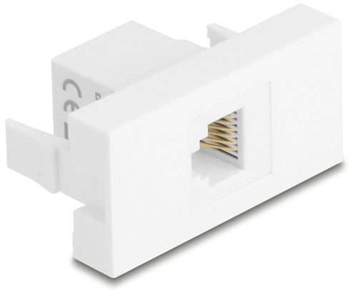 Delock Easy 45 -moduuli RJ12 naaras RJ12 naaras UTP valkoinen