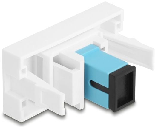 Delock Easy 45 -moduuli SC Simplex naaras SC Simplex naaras akva / valkoinen