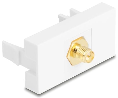 Delock Easy 45 -moduuli RP-SMA naaras RP-SMA naaras valkoinen