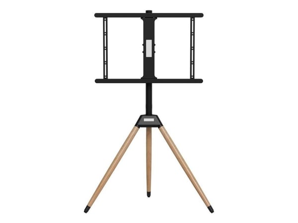 Gembird TVS-75ST-01, 200 x 200 mm, 600 x 400 mm, -5 - 3°, -20 - 180°, Bøketre, Plast, Stål, Sort, Tre
