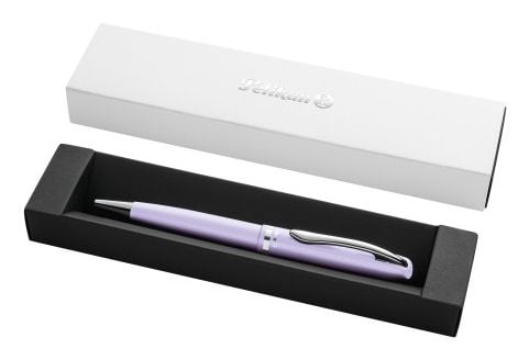 Pelikan Jazz Pastel K36, Klämma, Indragbar kulspetspenna med vridfunktion, Blå, 1 styck, Medium