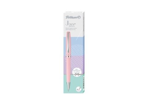 Pelikan Jazz Pastel K36, Klips, Kulepenn som åpnes og lukkes ved vridning, Blå, 1 stykker, Medium