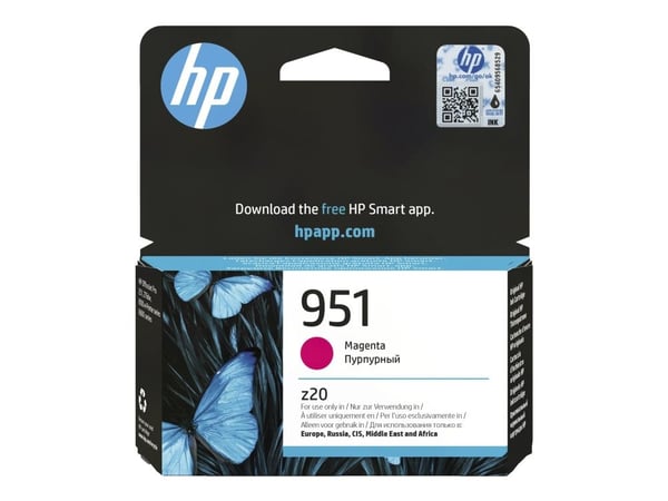 HP 951 - 8 ml - magenta - original - bläckpatron - för Officejet Pro 251, 276, 8100, 8600, 8600 N911, 8610, 8615, 8616, 8620, 8625, 8630, 8640