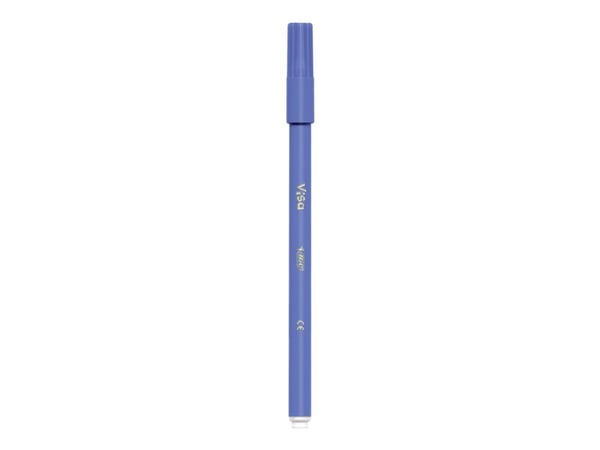 BIC KiDS Visa - Fiberspetspenna - vattenbaserat bläck - 0.9 mm - fin (paket om 12)