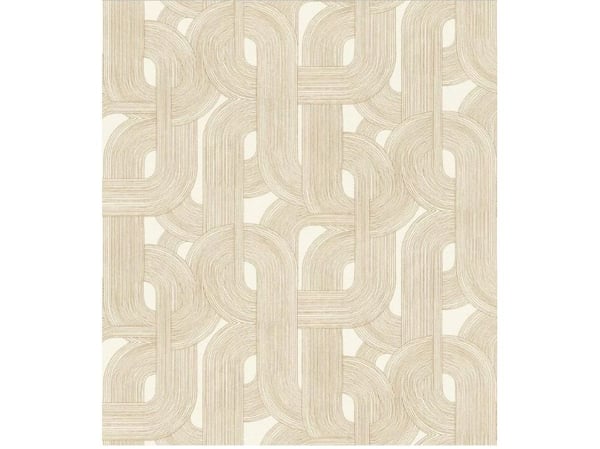WALLPAPER 868111 GOLD WHITE GEOM