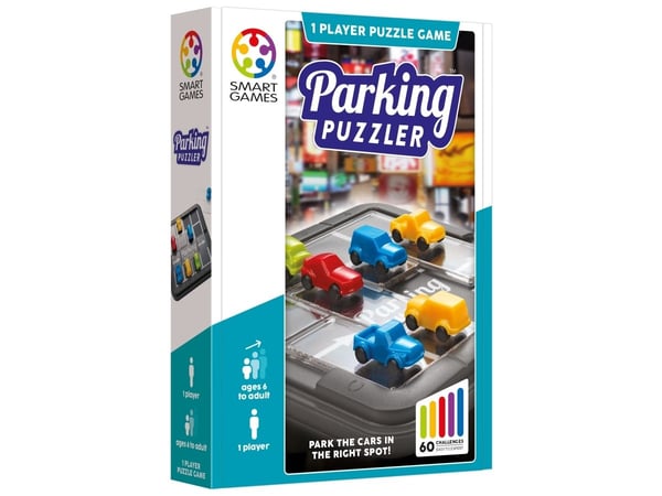 SmartGames Parking Puzzler, 6 vuosi/vuosia, Monivärinen
