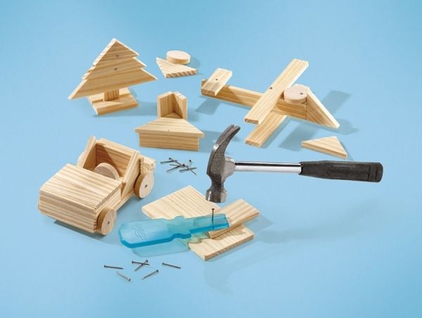 Totum Carpenter King, Ingeniørvitenskapssett, Ingeniørvitenskap, 5 år, Tre