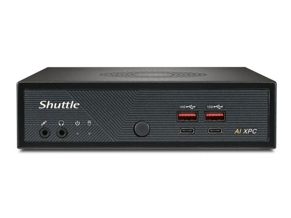 Shuttle XPC slim DN11H9 - Barebone - Slim-PC 1 x Core Ultra 9 185H / inntil 5.1 GHz - RAM 0 GB - Intel Arc Graphics - Gigabit Ethernet