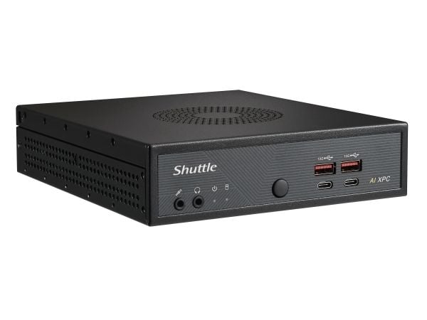 Shuttle XPC slim DN11H9 - Barebone - Slim-PC 1 x Core Ultra 9 185H / inntil 5.1 GHz - RAM 0 GB - Intel Arc Graphics - Gigabit Ethernet