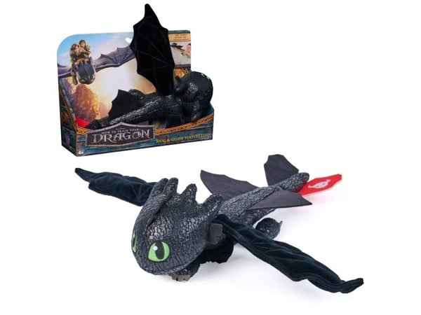 Dragons Movie Gliding Hug Toothless Plush 30 cm