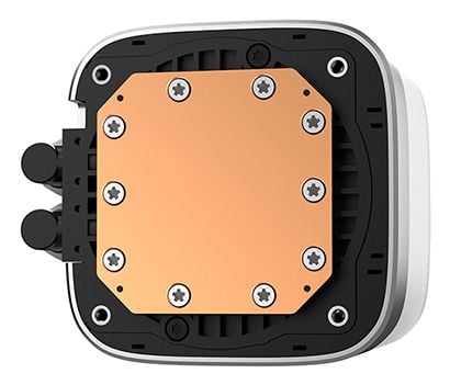DeepCool LP360, Alt-i-ett væskekjøler, 12 cm, Hvit
