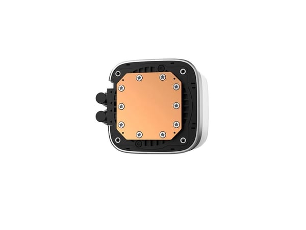 DeepCool LP240, Alt-i-ett væskekjøler, 12 cm, Hvit