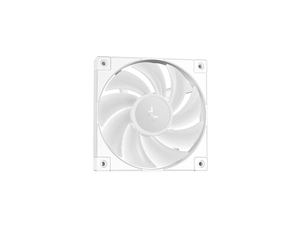 DeepCool LP240, Alt-i-ett væskekjøler, 12 cm, Hvit