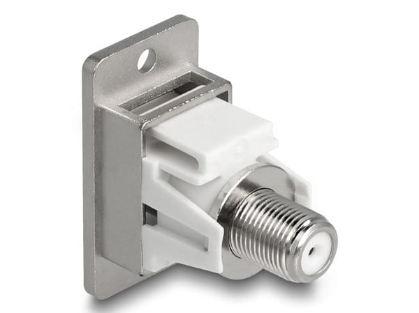 DeLOCK 90881, IEC / F, 75 O, Ruuvit, Uros, Naaras, Suora