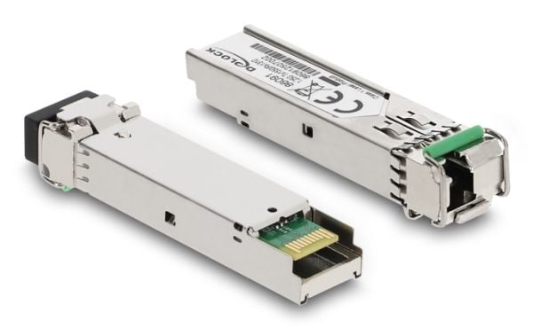 DeLOCK 86091, valokuitu, 1000 Mbps, SFP, LC, 9/125 µm, BX