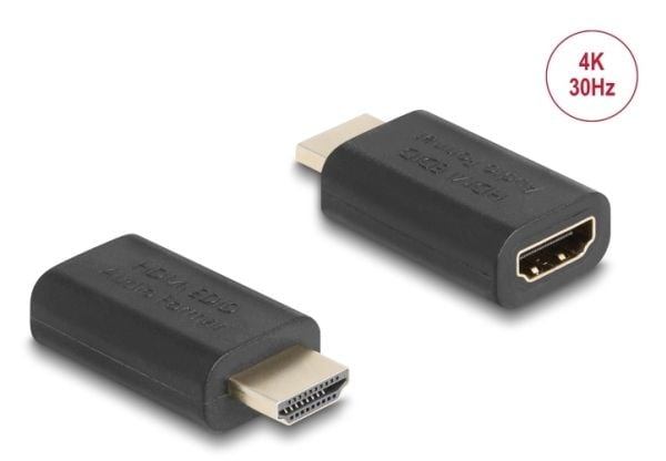 Delock - EDID-läsare/skrivare - HDMI - svart