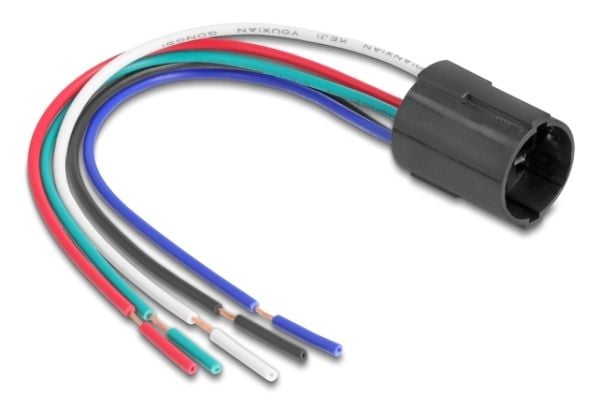 DeLOCK 90793, Pinniliitin, Suora, 230 V, 3 A, musta, Muovi