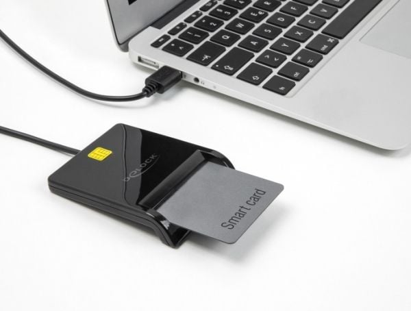Delock - SMART-kortläsare - USB - svart