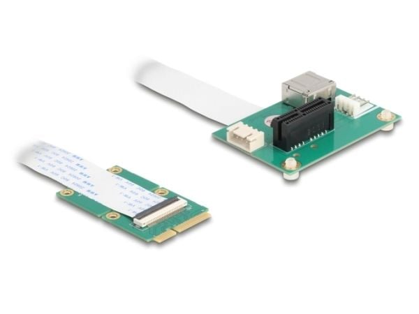 DeLOCK 64345, Mini PCI Express, PCIe, USB 2.0, Mies, Vihreä, Kiina, 1 kpl