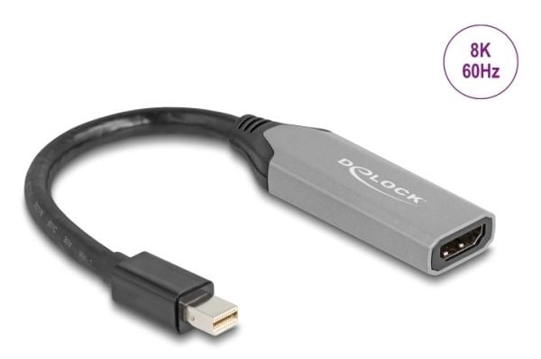 DeLOCK 64331, 0,15 m, Mini DisplayPort, HDMI, Uros, Naaras, Suora