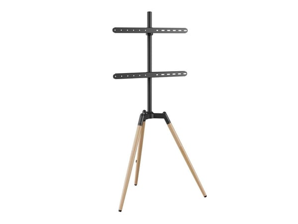 Gembird TVS-65S-01, 165,1 cm (65"), 100 x 100 mm, 600 x 400 mm, -70 - 70°, Bøketre, Plast, Stål, Sort, Tre