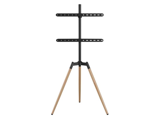 Gembird TVS-65S-01, 165,1 cm (65"), 100 x 100 mm, 600 x 400 mm, -70 - 70°, Bøketre, Plast, Stål, Sort, Tre