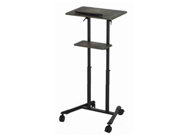 Gembird TVS-DESK-01-BK, Sort, 20 kg, 1110 - 1345 mm, MDF, Rektangulær form, 530 mm
