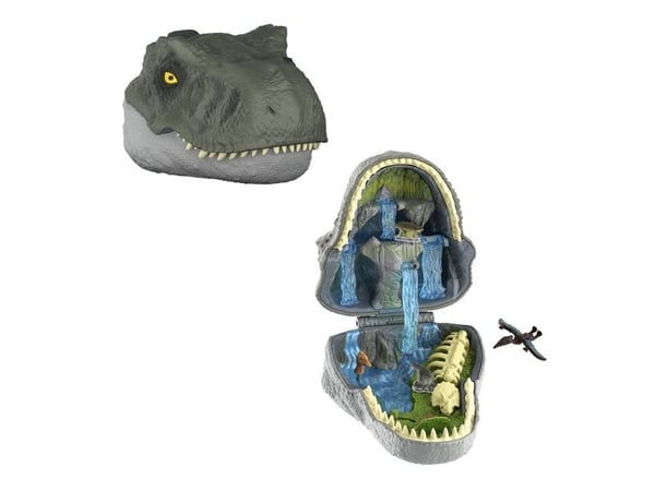 Jurassic World MICRO ADVENTURES Tyrannosaurus Rex, Action/ Eventyr, 4 år, Grønn, Grå, Plast