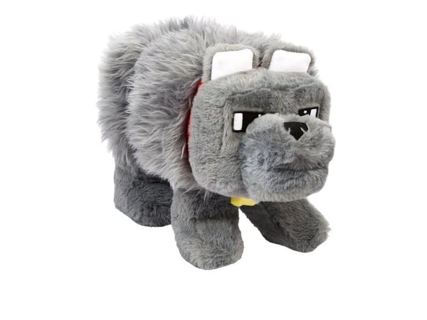 Minecraft Dennis the Wolf, Susi, 3 vuosi/vuosia, Interaktiivinen, Tuottaa ääntä, AAA, Sisältää paristot