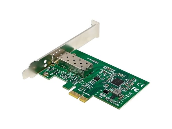 InLine Gigabit-nettverkskort 1x SFP fiber 1Gb/s PCIe x1 inkl. LP-sporbrakett (51125N)
