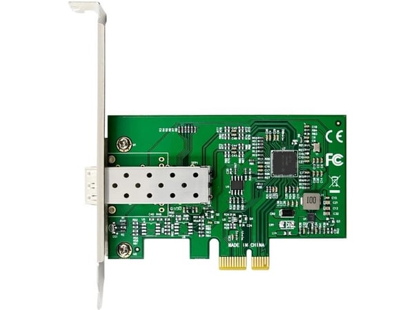 InLine Gigabit-nettverkskort 1x SFP fiber 1Gb/s PCIe x1 inkl. LP-sporbrakett (51125N)