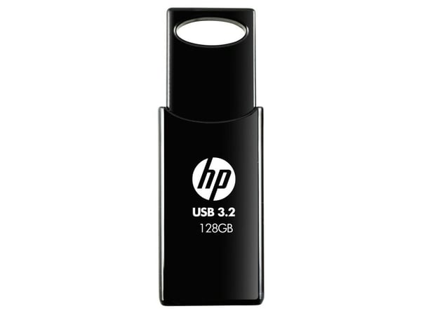 HP 712w, 128 GB, USB typ-A, 3.2 Gen 1 (3.1 Gen 1), 120 MB/s, Glide, Sort