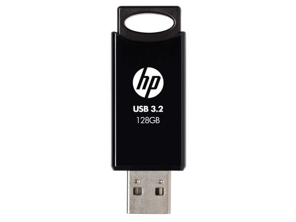 HP 712w, 128 GB, USB A-tyyppi, 3.2 Gen 1 (3.1 Gen 1), 120 MB/s, Liuku, musta