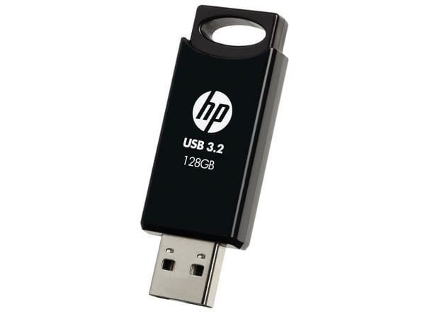 HP 712w, 128 GB, USB A-tyyppi, 3.2 Gen 1 (3.1 Gen 1), 120 MB/s, Liuku, musta