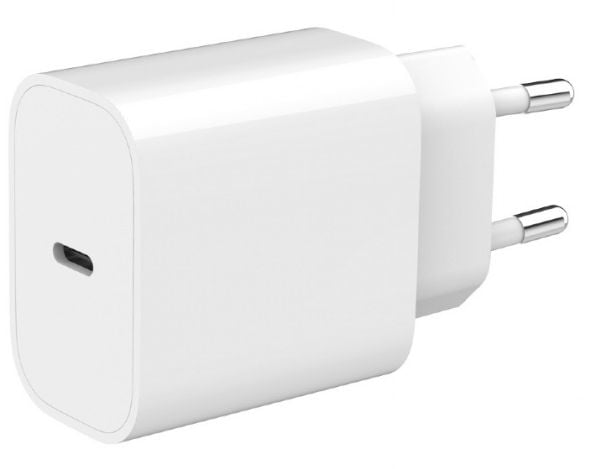 Gembird - Strömadapter - 20 Watt - 3 A - PD, Fast Charge (USB-C) - vit