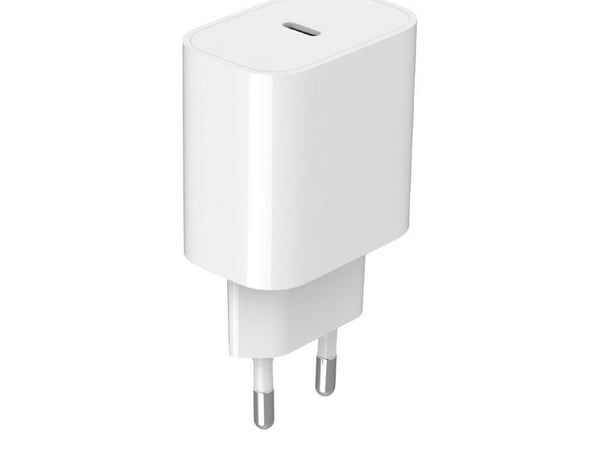 Gembird - Strömadapter - 20 Watt - 3 A - PD, Fast Charge (USB-C) - vit