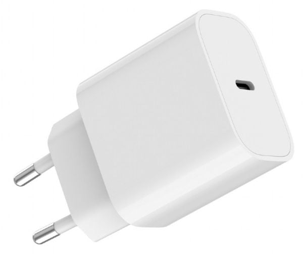 Gembird - Strömadapter - 20 Watt - 3 A - PD, Fast Charge (USB-C) - vit