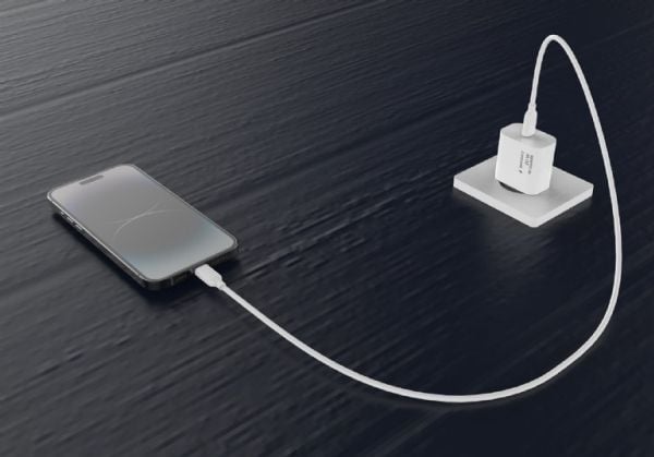 Gembird - Strömadapter - 20 Watt - 3 A - PD, Fast Charge (USB-C) - vit
