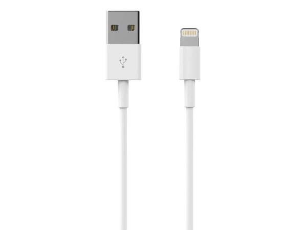 Sinox One - Lightning-kabel - USB hane till Lightning hane - 1 m - vit - upp till 480 Mbps datatöverföringshastighet