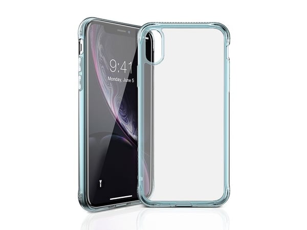 ITSKINS NANO // ICE - Baksidedeksel for mobiltelefon - polykarbonat, termoplast-polyuretan (TPU), Impacthane - gjennomsiktig, lys blå, krystallklar...