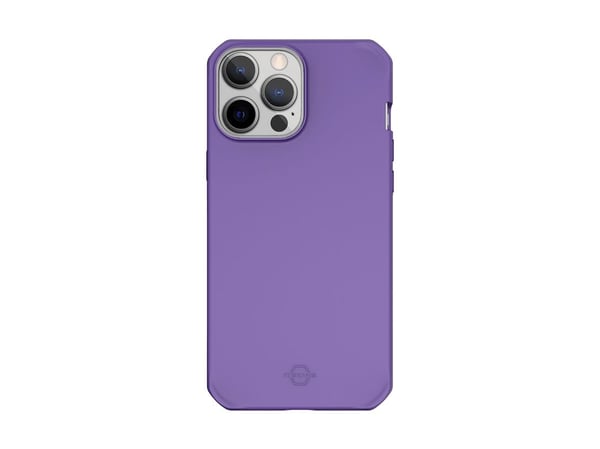 ITSKINS Level 2 Spectrum - Baksidedeksel for mobiltelefon - robust - antimikrobielt - lyst fiolett - for Apple iPhone 12 Pro Max, 13 Pro Max