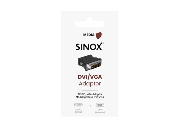 Sinox SOC04017, DVI-A, VGA (D-Sub), Hankjønn, Hunkjønn, Rett, Rett