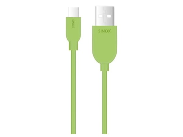 Sinox i-Media - USB-kabel - USB-type A (hann) til 24 pin USB-C (hann) - USB 3.0 - 2 m - grønn